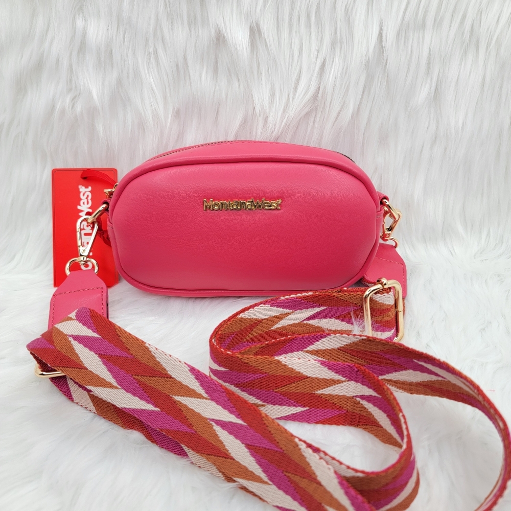Montana West small crossbody bag mini pouch cute and fun color adjustable strap. - Picture 3 of 8